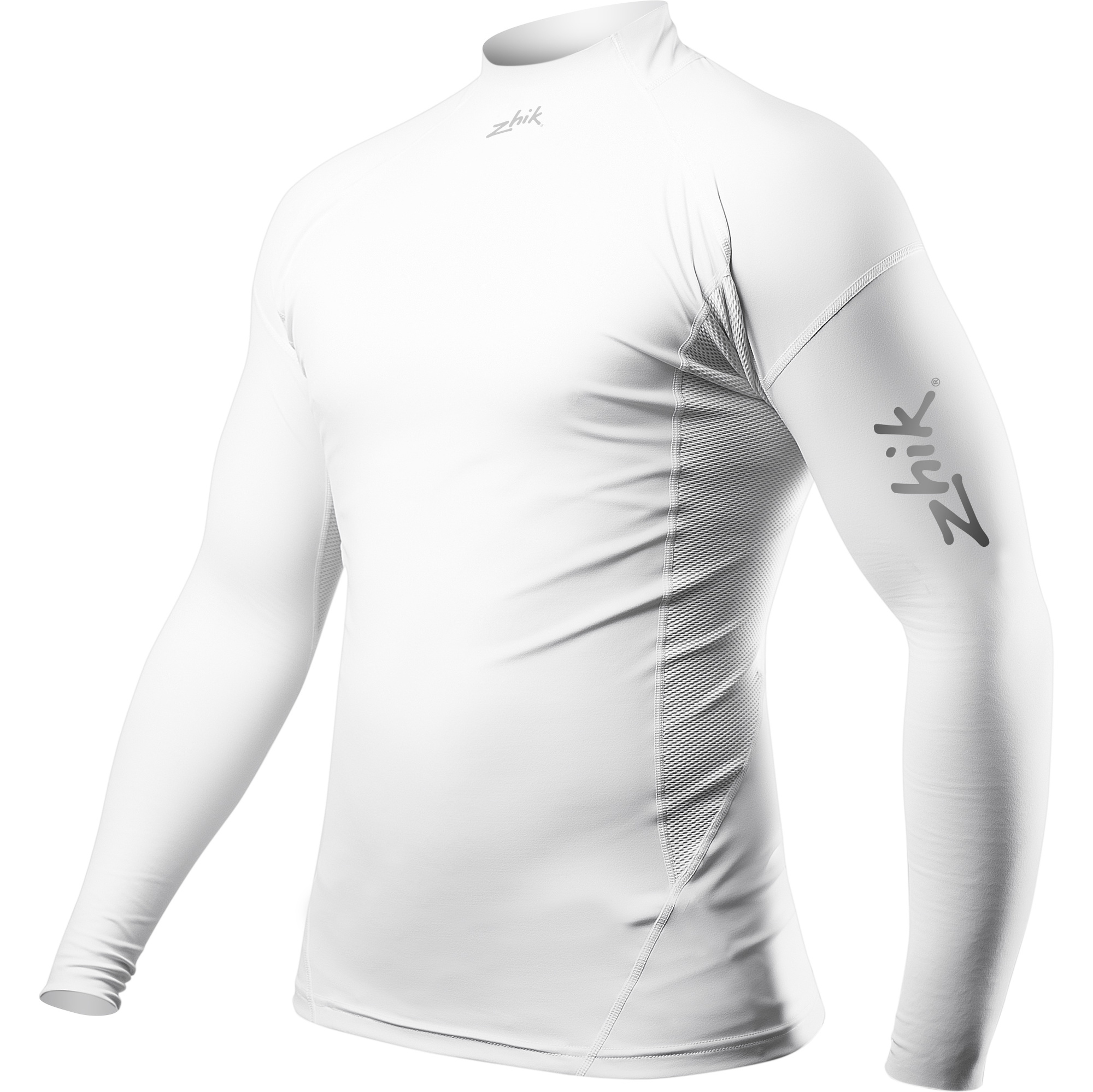 2026 Zhik Proteção Em Spandex De Manga Comprida Eco UPF50+ Para Homem DTP-0063 - White